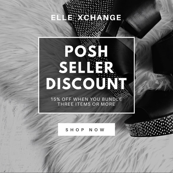 POSHMARK SELLER DISCOUNT - Picture 1 of 3